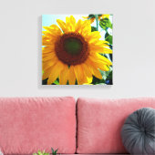 Zonnebloem Canvas Afdruk (Insitu (Woonkamer))