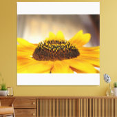 Zonnebloem Canvas Afdruk (Insitu (Woonkamer))