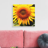 Zonnebloem Canvas Afdruk (Insitu (Woonkamer))