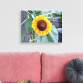 zonnebloem canvas afdruk (Insitu (Woonkamer))