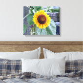 zonnebloem canvas afdruk (Insitu (Slaapkamer))