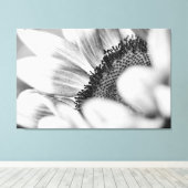 Zonnebloem Canvas Afdruk (Insitu (Houten vloer))