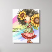 Zonnebloem Canvas Afdruk (Voorkant)