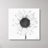 Zonnebloem Canvas Afdruk (Voorkant)