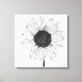 Zonnebloem Canvas Afdruk