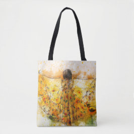 Zonnebloem Canvas tas