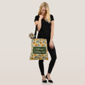  zonnebloem Canvas tas (Op model)