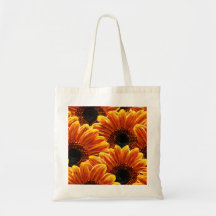 Zonnebloem Canvas Tas