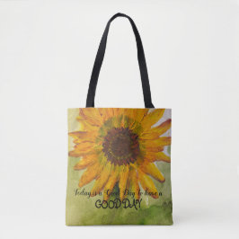 Zonnebloem Canvas tas