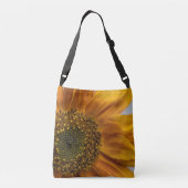 Zonnebloem Canvas tas (Achterkant)