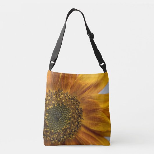 Zonnebloem Canvas tas (Achterkant)