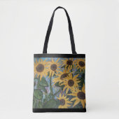 Zonnebloem Canvas tas (Voorkant)