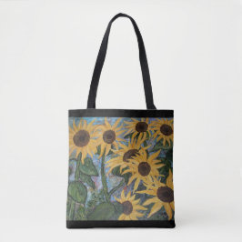 Zonnebloem Canvas tas
