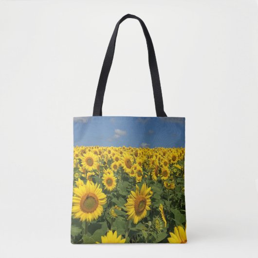 Zonnebloem Canvas tas (Voorkant)