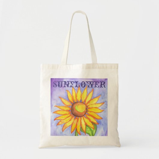 Zonnebloem Canvas tas (Voorkant)