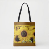 Zonnebloem Canvas tas (Voorkant)