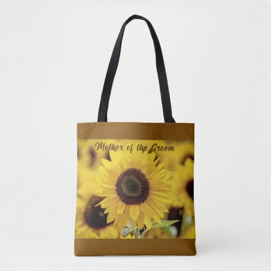 Zonnebloem Canvas tas (Voorkant)