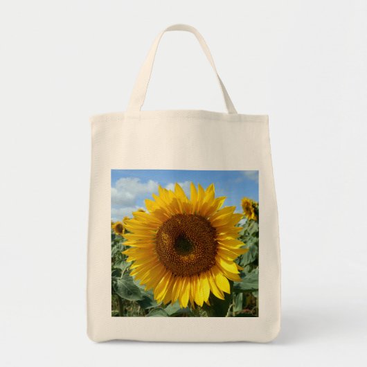 Zonnebloem Canvas tas (Voorkant)