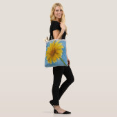 Zonnebloem Canvas tas (Op model)