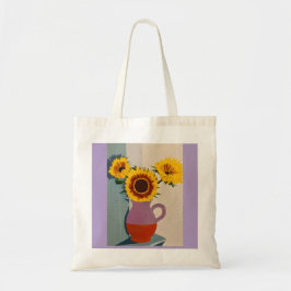 Zonnebloem Canvas tas