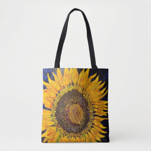 Zonnebloem Canvas tas (Voorkant)