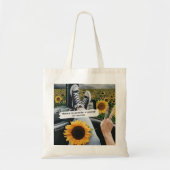 Zonnebloem Canvas tas (Voorkant)