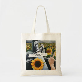 Zonnebloem Canvas tas