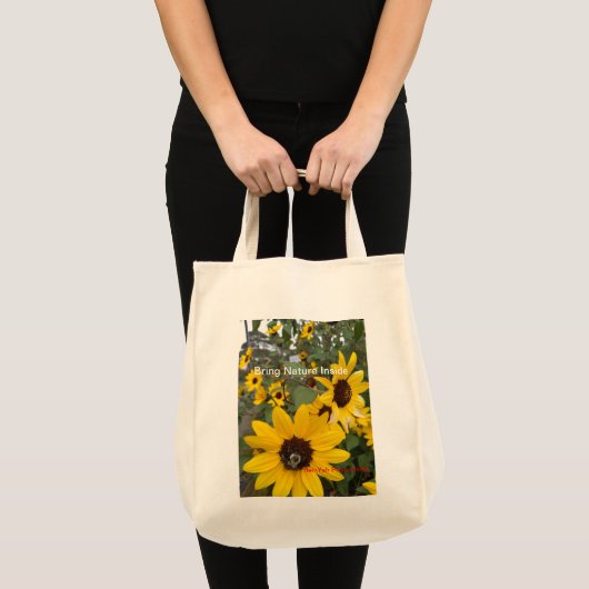 Zonnebloem Canvas tas (Voorkant (product))