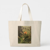 Zonnebloem Canvas tas - "Als een zon in de lucht" (Achterkant)