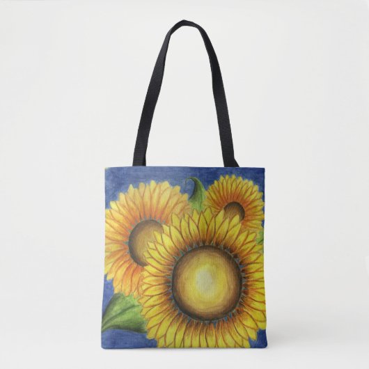 Zonnebloem Canvas tas Gift (Voorkant)