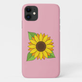 Zonnebloem Case-Mate iPhone Case (Achterkant)