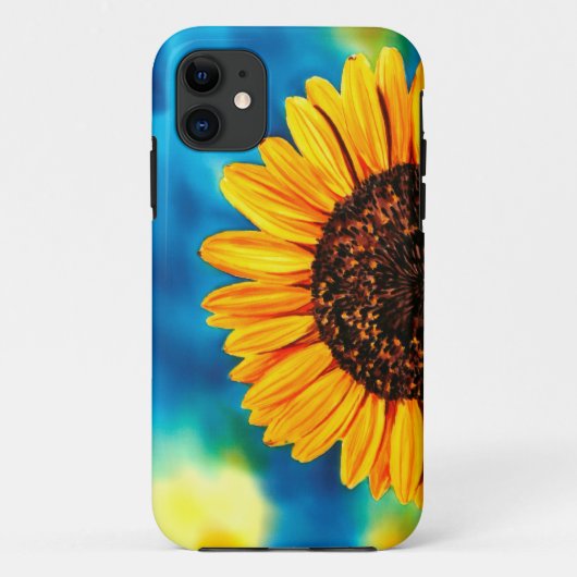 Zonnebloem Case-Mate iPhone Case (Achterkant)