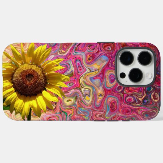 Zonnebloem Case-Mate iPhone Case (Achterkant (horizontaal))