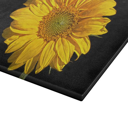 Zonnebloem cbcnm snijplank (Hoek)