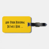 Zonnebloem cd ltcna bagagelabel (Achterkant horizontaal)