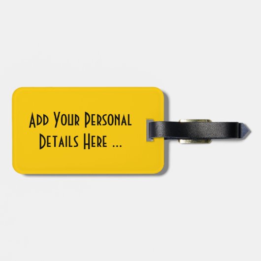 Zonnebloem cd ltcna bagagelabel (Achterkant horizontaal)