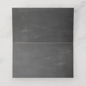 Zonnebloem. Chalkboard bloemenbruiloft. bloem Plaatskaartje (Binnenkant ongevouwen)