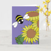 Zonnebloem Cheer Kaart - Blank binnen (Gele Bloem)