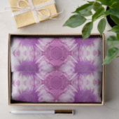 Zonnebloem  Chic Paars Floral Antiek Tissuepapier (Geschenk)