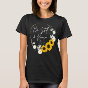 Zonnebloem Christelijke vrouwen Grafische T - shir T-shirt