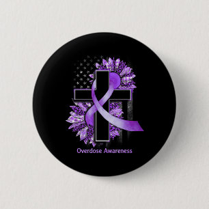 Zonnebloem Christelijke Zonnebloem Overdosis Voorz Ronde Button 5,7 Cm