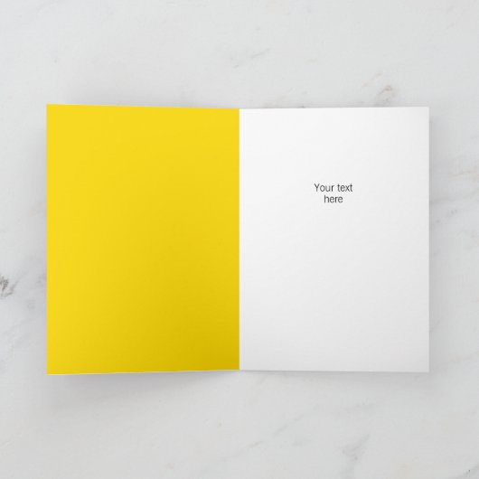 Zonnebloem citeert "bloemen zijn geluk" kaart (Binnen)