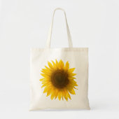 Zonnebloem citeert "bloemen zijn geluk" tote bag (Voorkant)