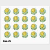 Zonnebloem Clipart Sticker (Vel)
