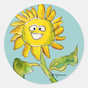 Zonnebloem Clipart Sticker