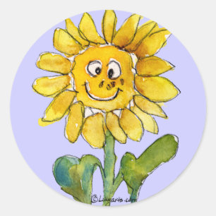 Zonnebloem Clipart Sticker 3