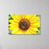 Zonnebloem Close Up canvas print (Voorkant)