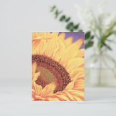 Zonnebloem Close-up Geel schilderij Bloemenkunst Briefkaart (Staand voorkant)
