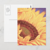 Zonnebloem Close-up Geel schilderij Bloemenkunst Briefkaart (Voorkant / Achterkant)