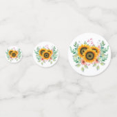 Zonnebloem Confetti (Voorkanten)